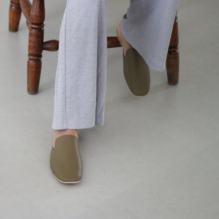 slip-on mules