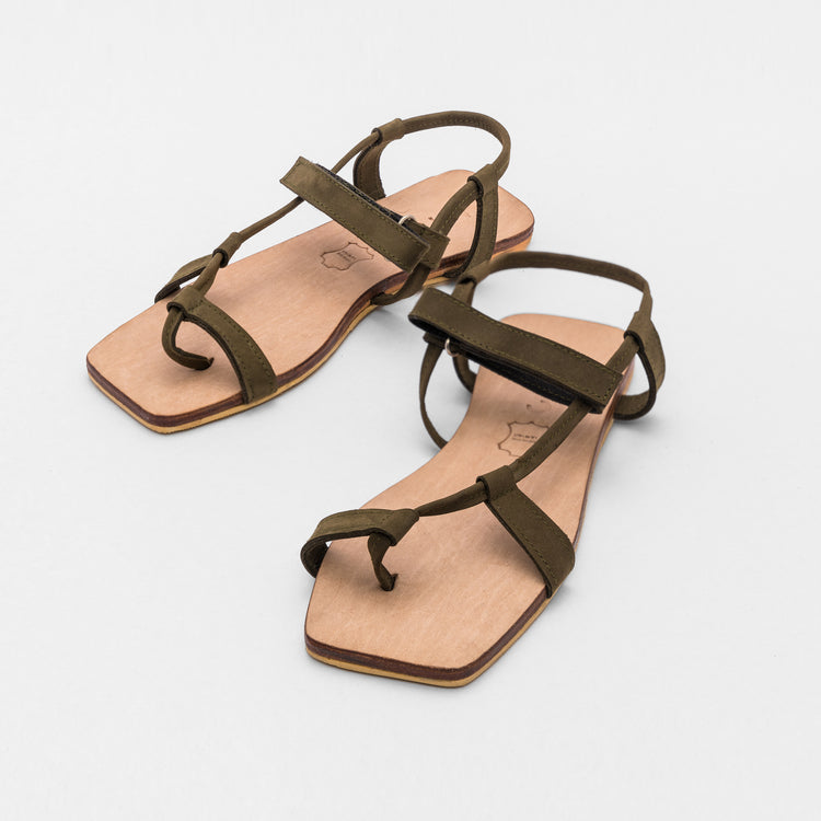 hook-and-loop sandals